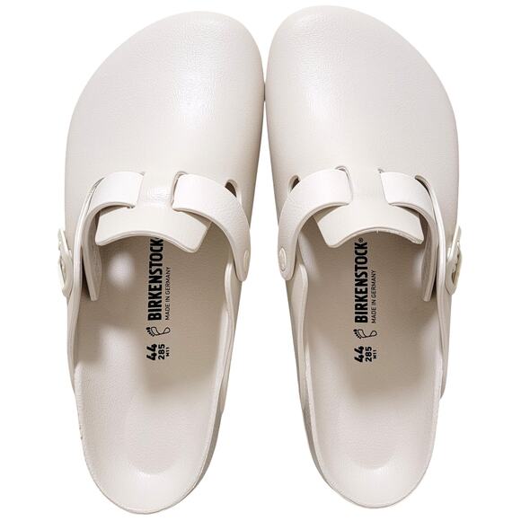 Birkenstock Men Boston EVA Slip On Comfort Clogs Size US 11 Eggshell White ARO7 main image 4